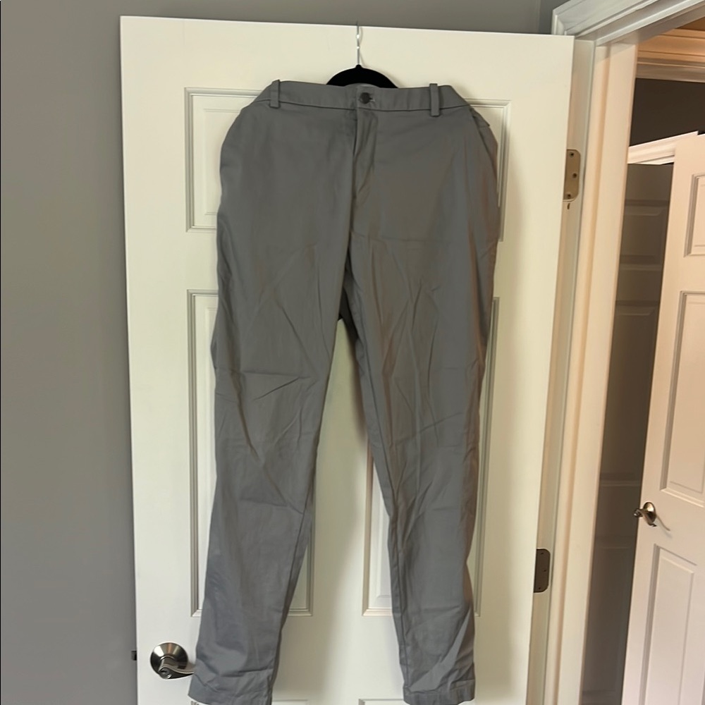 lululemon athletica Gray Chinos with Tapered Fit